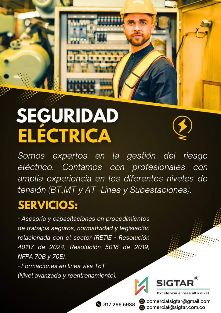 Black and Yellow Modern Electrical Services Poster